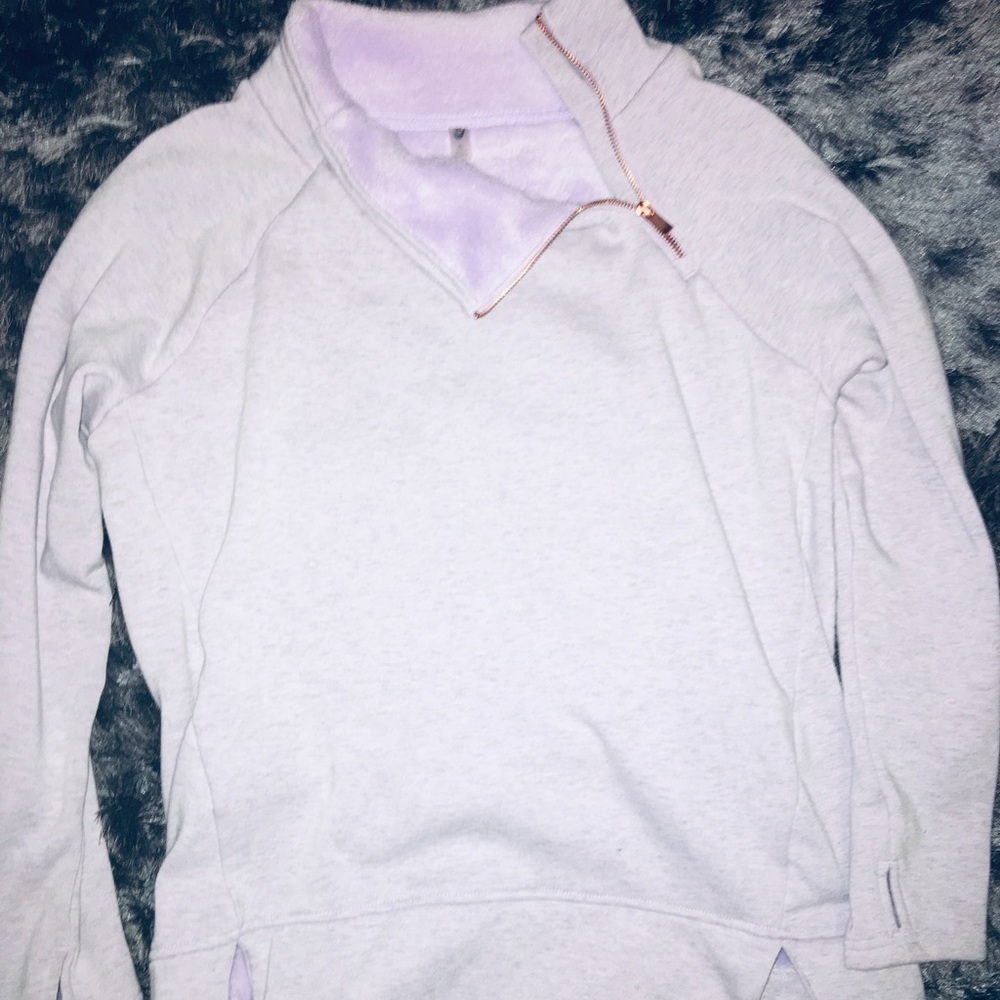 Lavender workout sweater